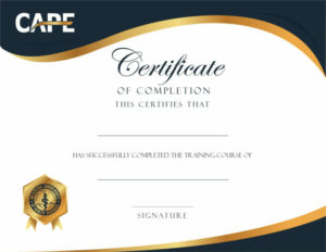 preceptor course certificate
